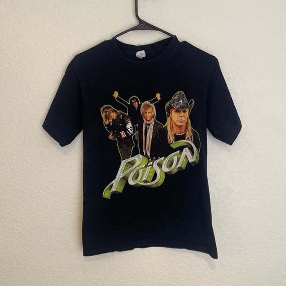 “Poison” 2007 Tour T-Shirt Anvil Vintage small - Picture 1 of 6